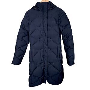 The North Face Women's M Miss Metro Long Down Water Repellent Coat Parka Jacket